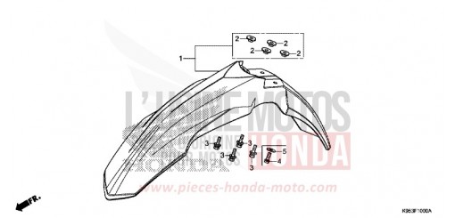 AILE AVANT CRF250RK de 2019